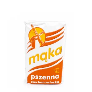 Mąka pszenna uniwersalna typ 500 1kg Młyn Ciechanowiec 